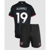 West Ham United Edson Alvarez #19 Bortedraktsett Barn 2024-25 Kortermet (+ korte bukser)